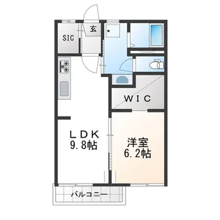 メゾン朝日【2階】の間取り