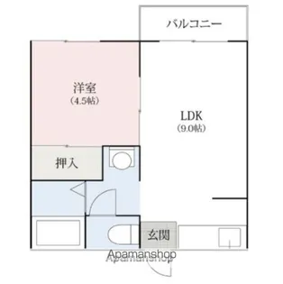いずみハイツ石原2【2階】の間取り