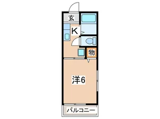 メルシー大西【2階】の間取り