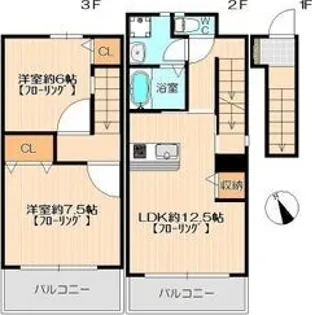 グリーンパーク【2階】の間取り