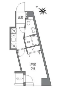 ジェムストーン高田馬場【3階】の間取り
