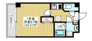 ヒルズ東日暮里【7階】の間取り