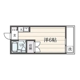 ピースフル坂下【2階】の間取り