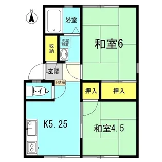 アーバン・ジュン【1階】の間取り