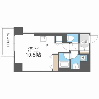 バロンドール【6階】の間取り
