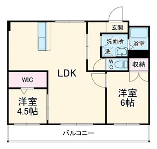 レジデンス恒和【2階】の間取り
