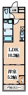フジパレス東花園駅北I番館【1階】の間取り