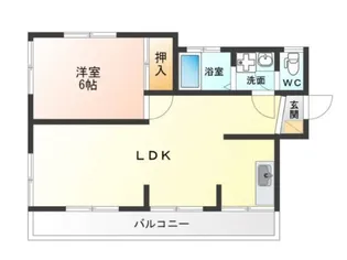 大栄マンション【2階】の間取り