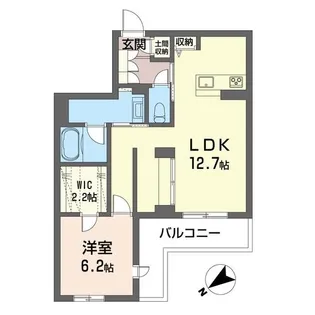 ベレシエナ【1階】の間取り