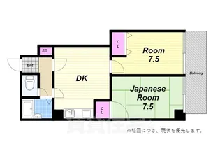 ハイネス岡崎2【3階】の間取り