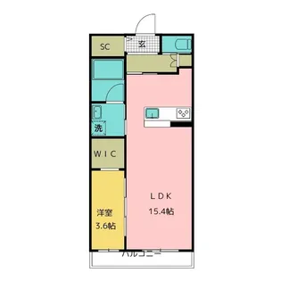 ES Garden【2階】の間取り