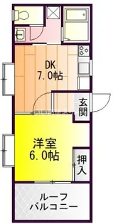 びーどろ名切【3階】の間取り