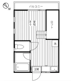 清和ハイツ【1階】の間取り