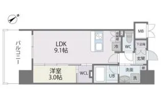 サニークレスト東比恵II【2階】の間取り