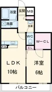 マンション雅【2階】の間取り