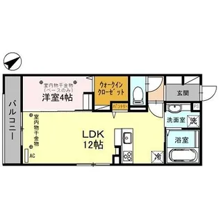 Dーresidence広岡【2階】の間取り