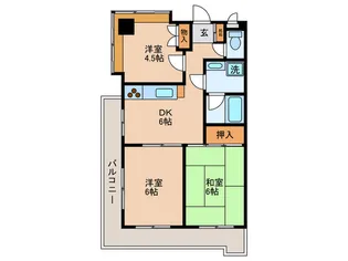醍醐マンション【2階】の間取り