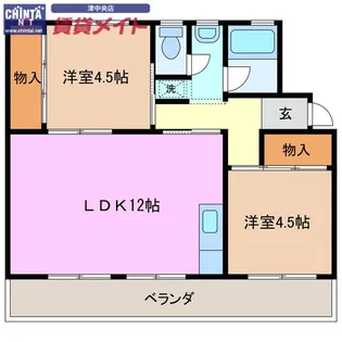 maisonCiero【1階】の間取り