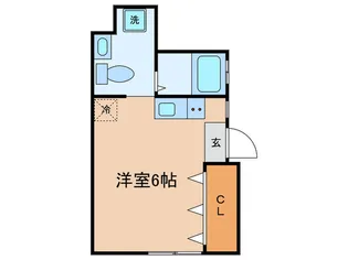ブランコート文京竹早【1階】の間取り