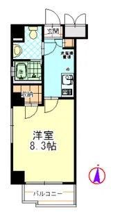 エスポワール三宿【4階】の間取り