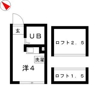 ニューハイム阿佐谷【1階】の間取り