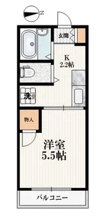 シティハイム サンフラワー【2階】の間取り