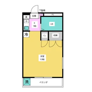 シャルム堀田【3階】の間取り