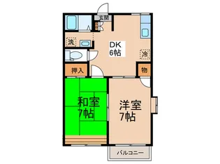 メ-プルMの間取り