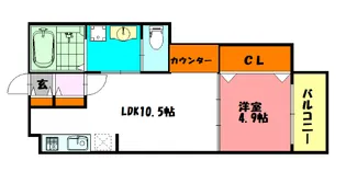 ルナ大久保駅前【3階】の間取り