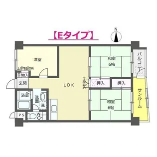 サンピア泉ヶ丘【7階】の間取り