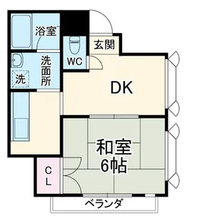 藤マンション【4階】の間取り