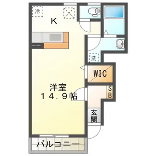 デル・トラーム【1階】の間取り