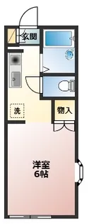 グランデュール縄嶋【1階】の間取り
