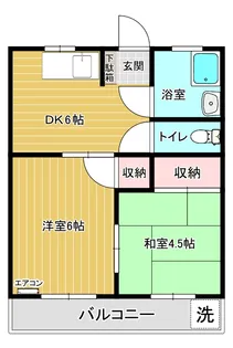 ウィルコート【2階】の間取り
