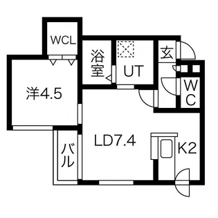 NINA(ニーナ)【2階】の間取り