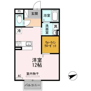 セゾン B【2階】の間取り