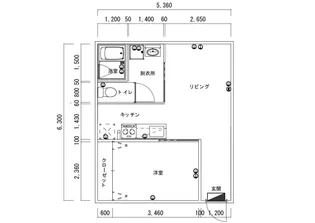 西舞子アパート【1階】の間取り