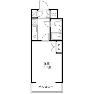 アルファ王子本町EAST【4階】の間取り