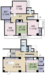 グレイス東雲【1階】の間取り