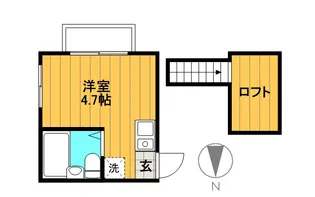 シルクロード日野【2階】の間取り