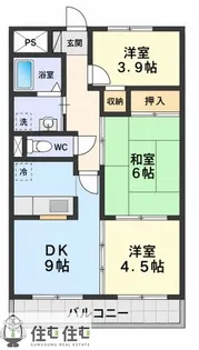 フレックス上豊田【6階】の間取り