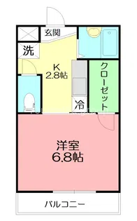 アビタシオン湘南【2階】の間取り