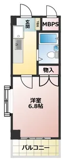 小杉フラワーハイツ【3階】の間取り