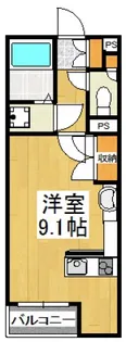 ミランダベル エスポワール秋津【2階】の間取り