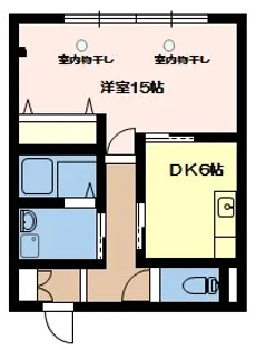 八幡ビル【2階】の間取り