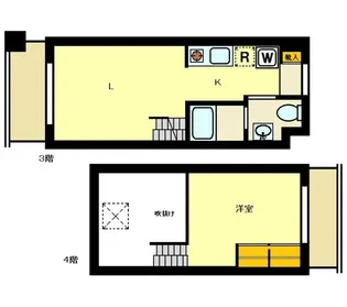 麻布ハイツの間取り
