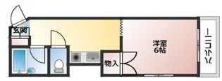 エステイト草津【1階】の間取り