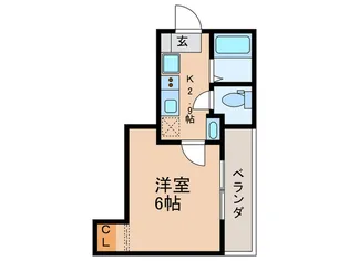 アストリ-ヴ【2階】の間取り