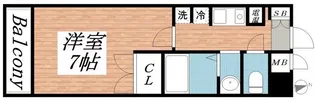 フルール須磨【3階】の間取り