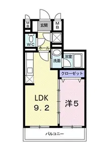 アルドール・K【1階】の間取り